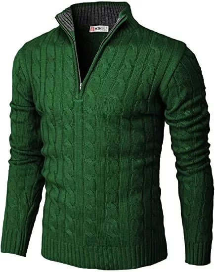Fashionable Zip Sweater