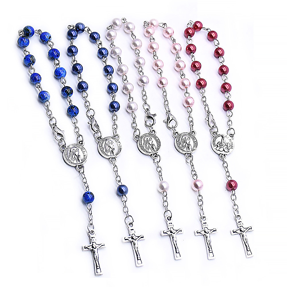 Pearl Rosary Bracelet 3