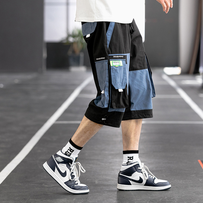 Men's Colorblock Crop Trousers 3