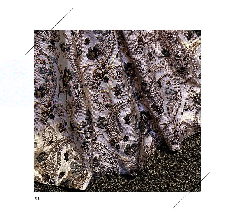 Puff Sleeve Princess Evening Dress 8