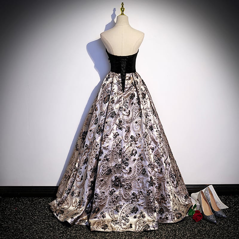 Puff Sleeve Princess Evening Dress 6