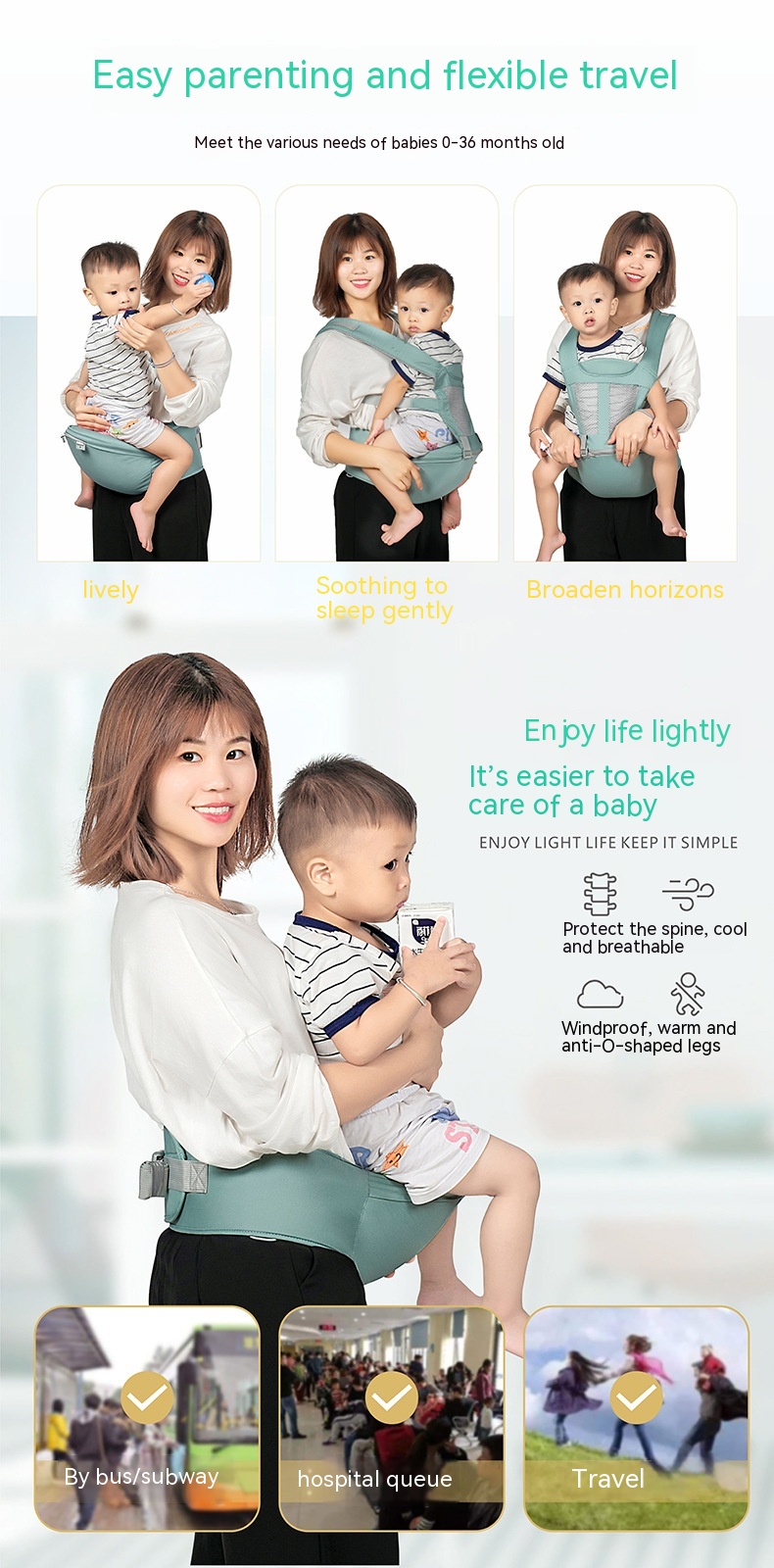 Multi-Functional Baby Carrier - Image 3