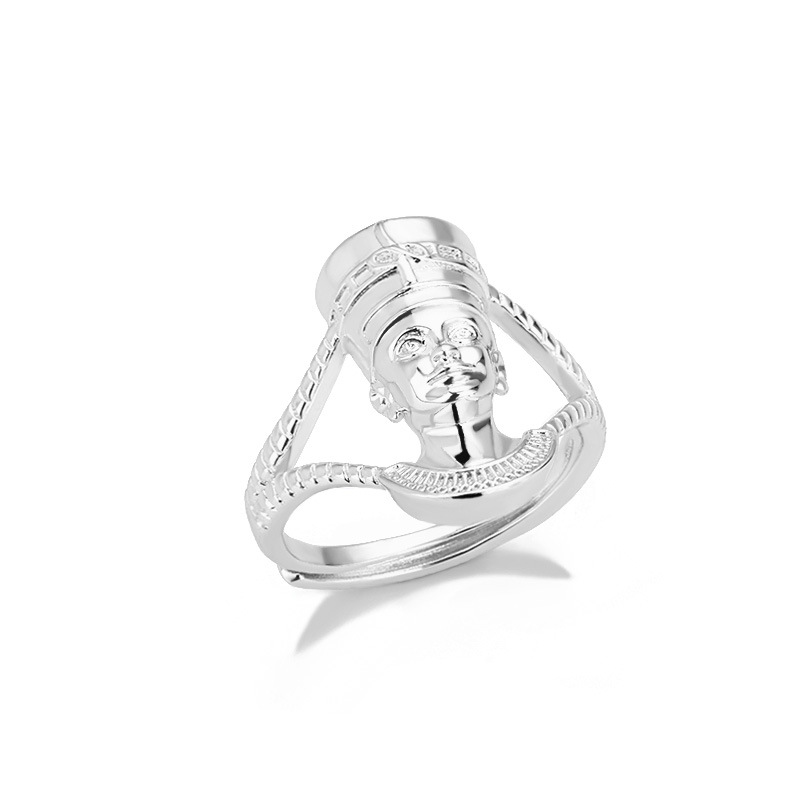 Platinum Charm Ring