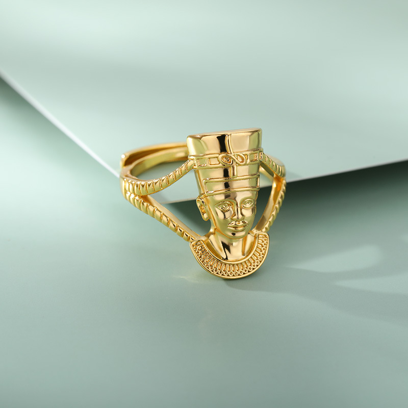 Egyptian African Queen Charm Ring