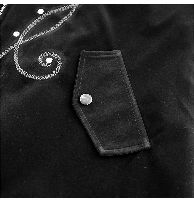 Men's Gothic Halloween Coat 6