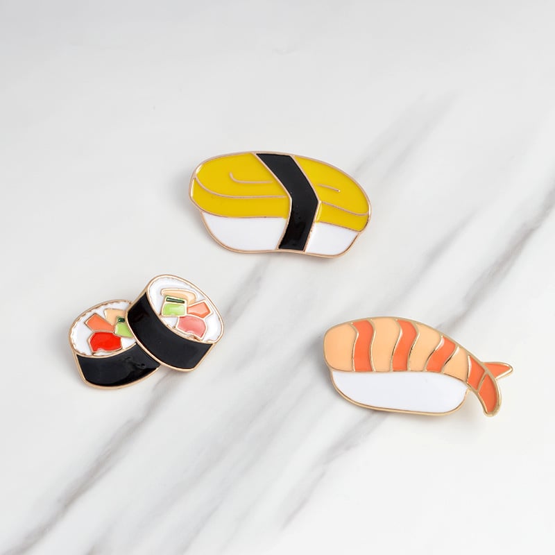 Bento Shape Cute Alloy Brooch
