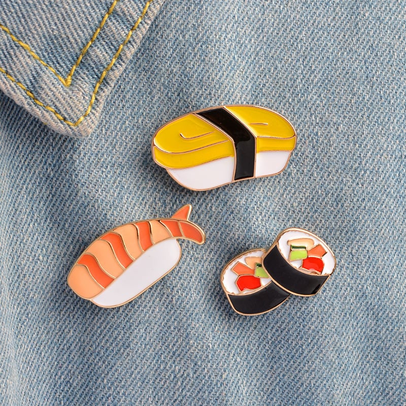 Bento Shape Cute Alloy Brooch