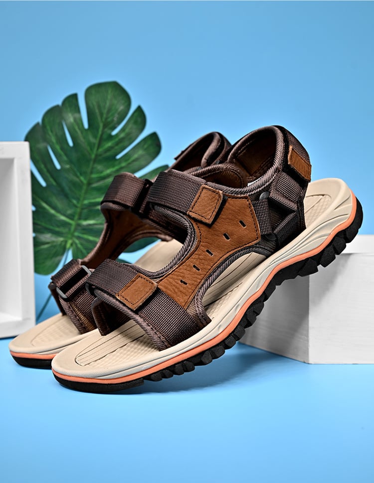Men's Summer Beach Shoes - Khaki