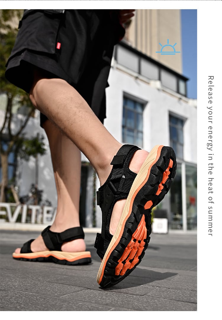 Men's Summer Beach Shoes - Black