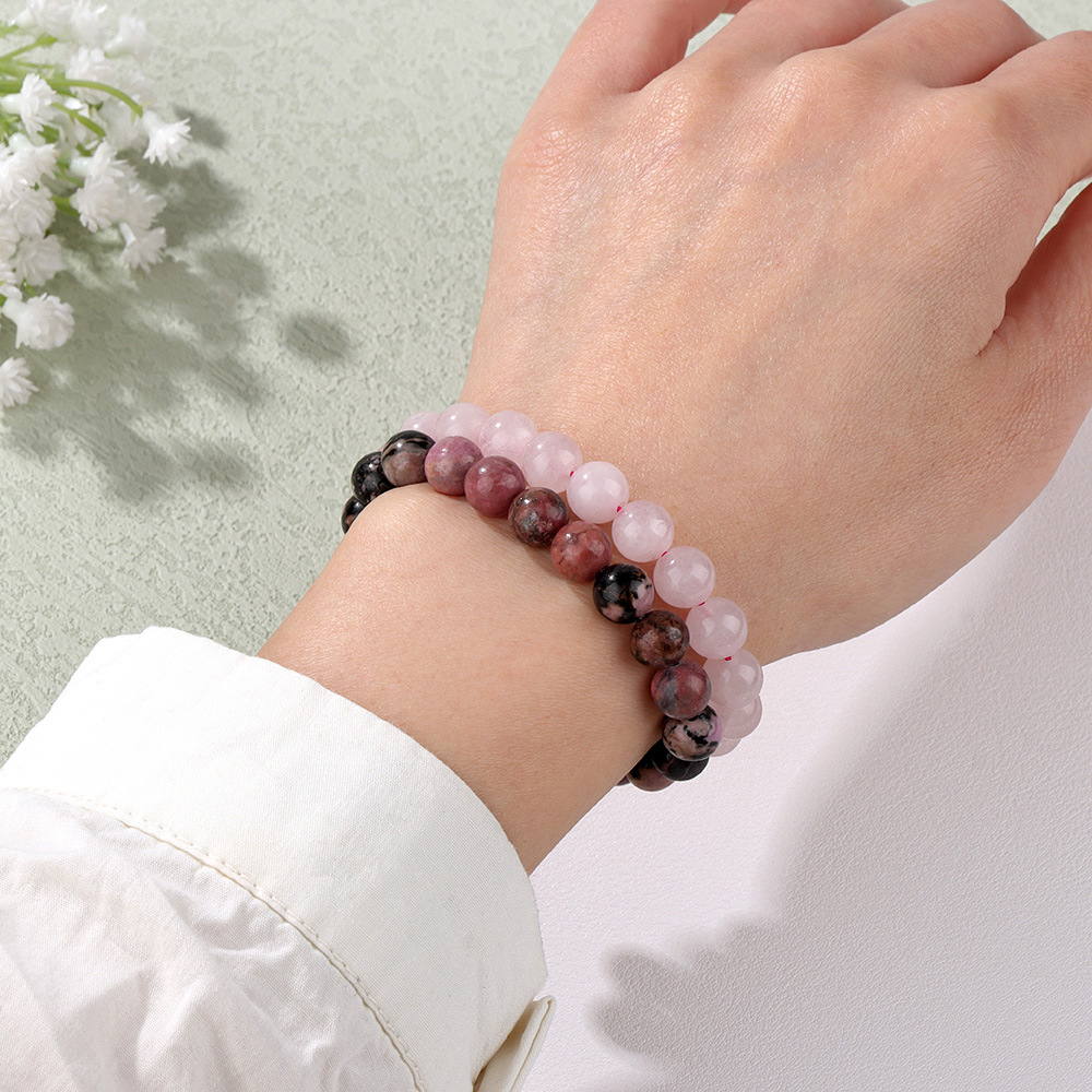 Natural Stone 8mm Bead Bracelet Image 5