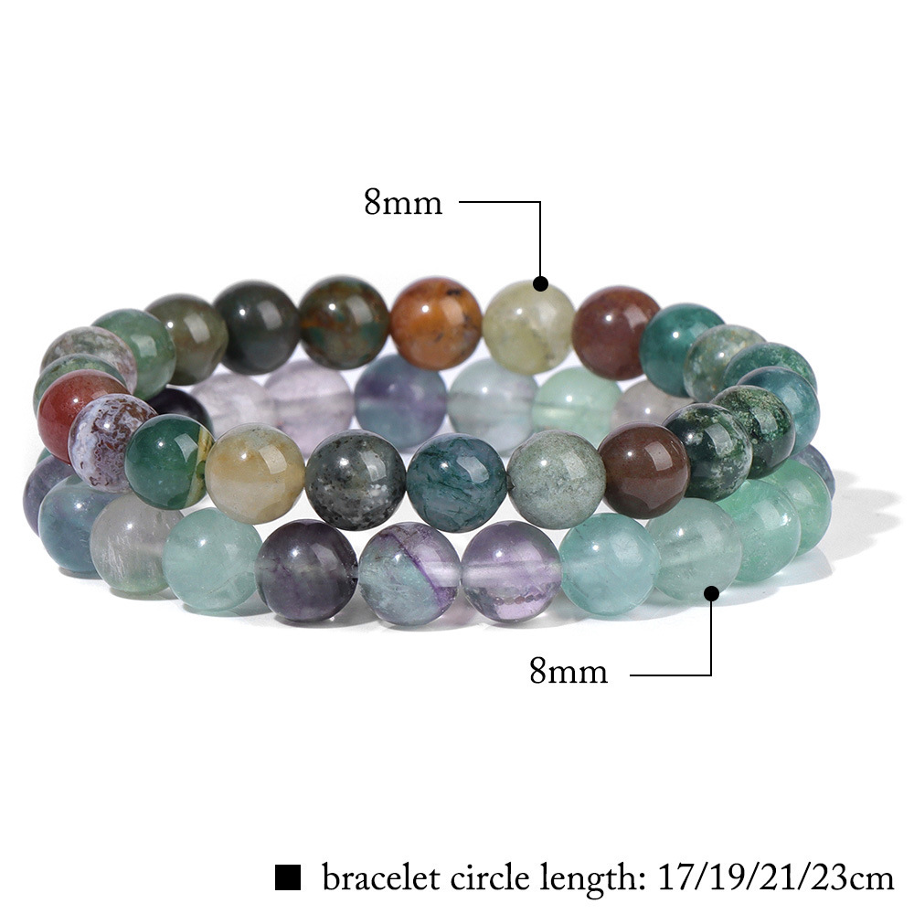 Natural Stone 8mm Bead Bracelet Image 3