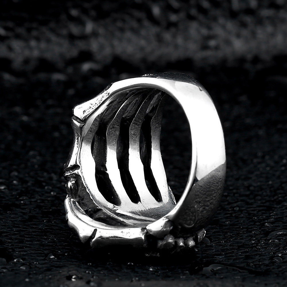 Punk Hand Bone Ring Image 3