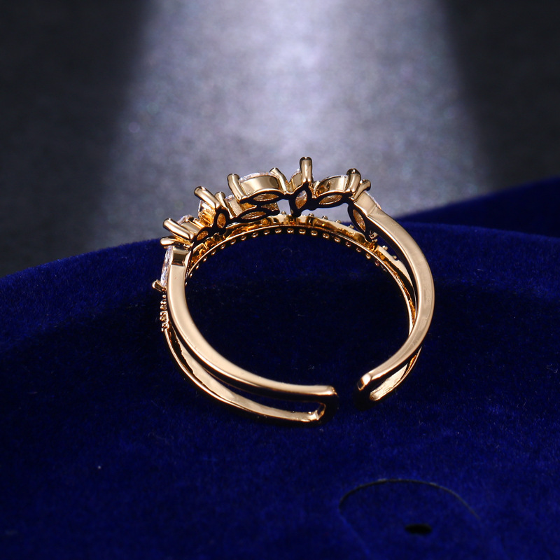Horse Eye Zircon Ring 2