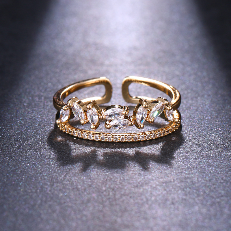 Horse Eye Zircon Ring 5