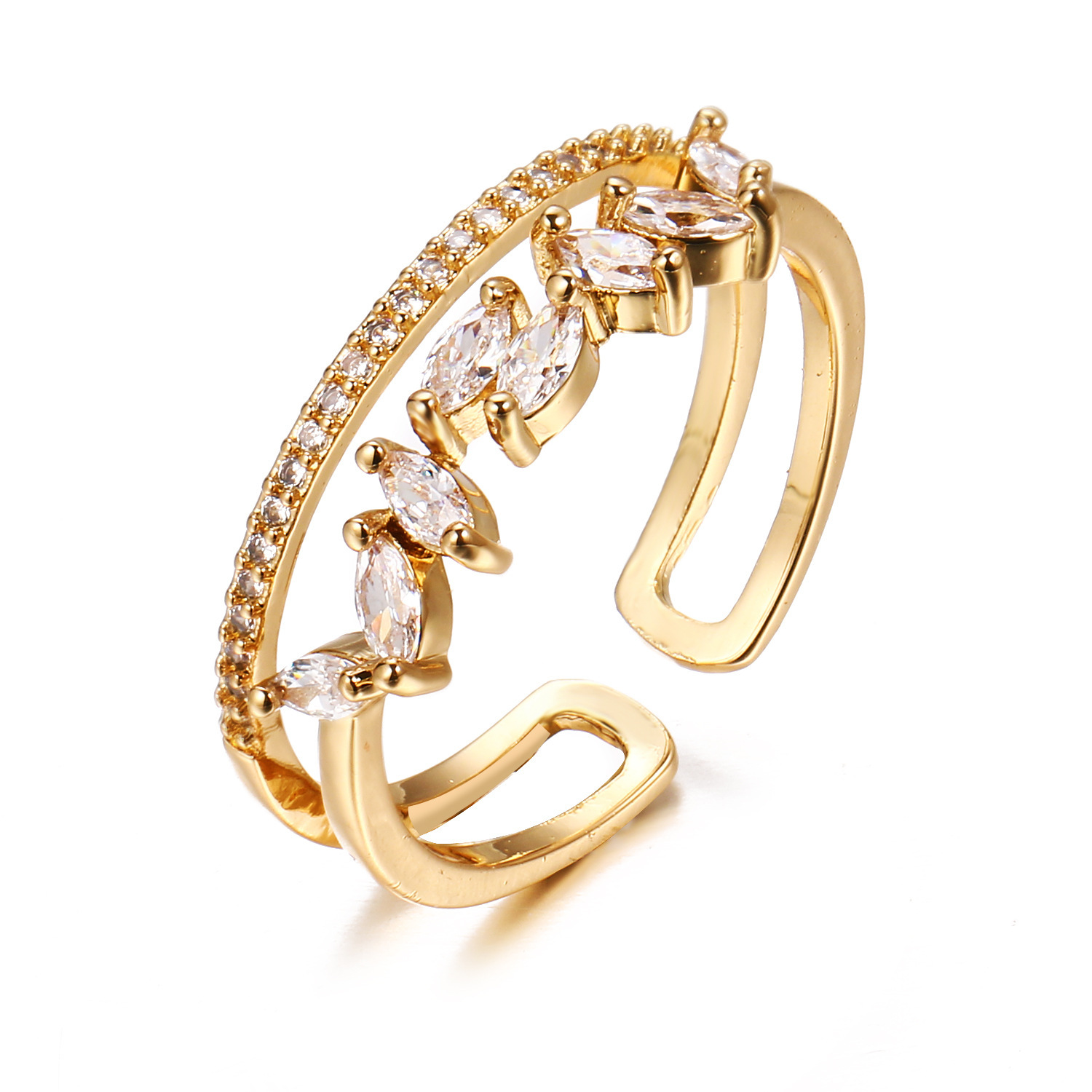 Horse Eye Zircon Ring 3