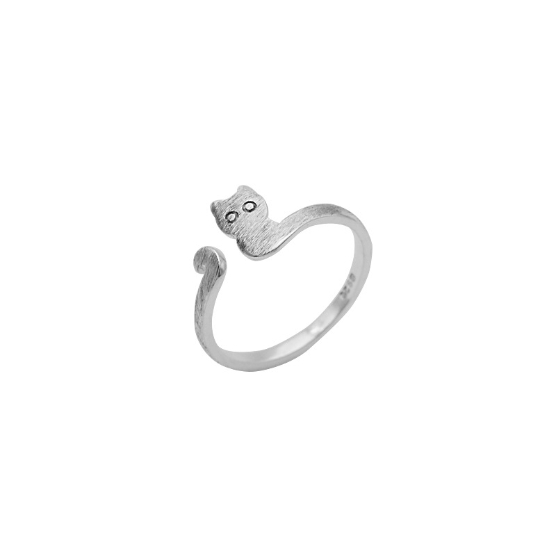  Brushed Cat Ring 6