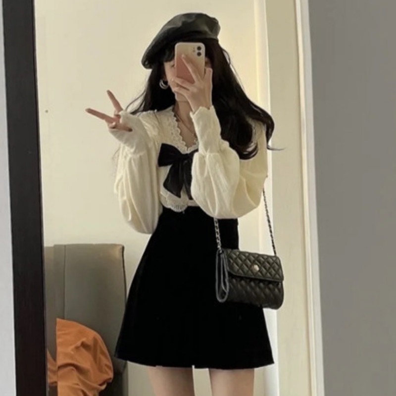 Westernstyle Shirt Fried Street Small Short Skirt 7