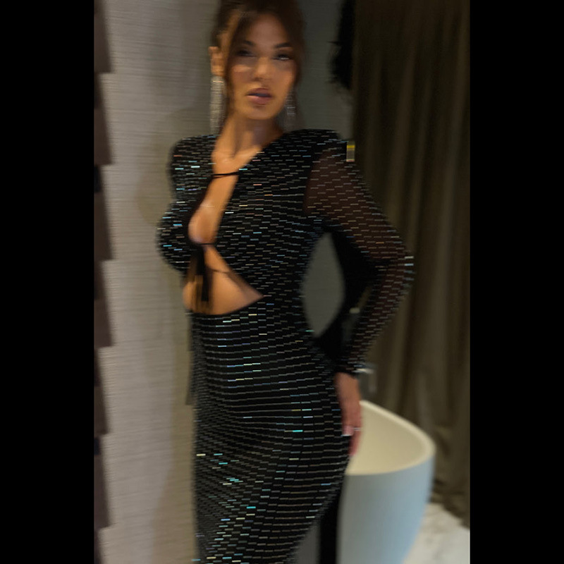 Colorful Sequins Dress 2