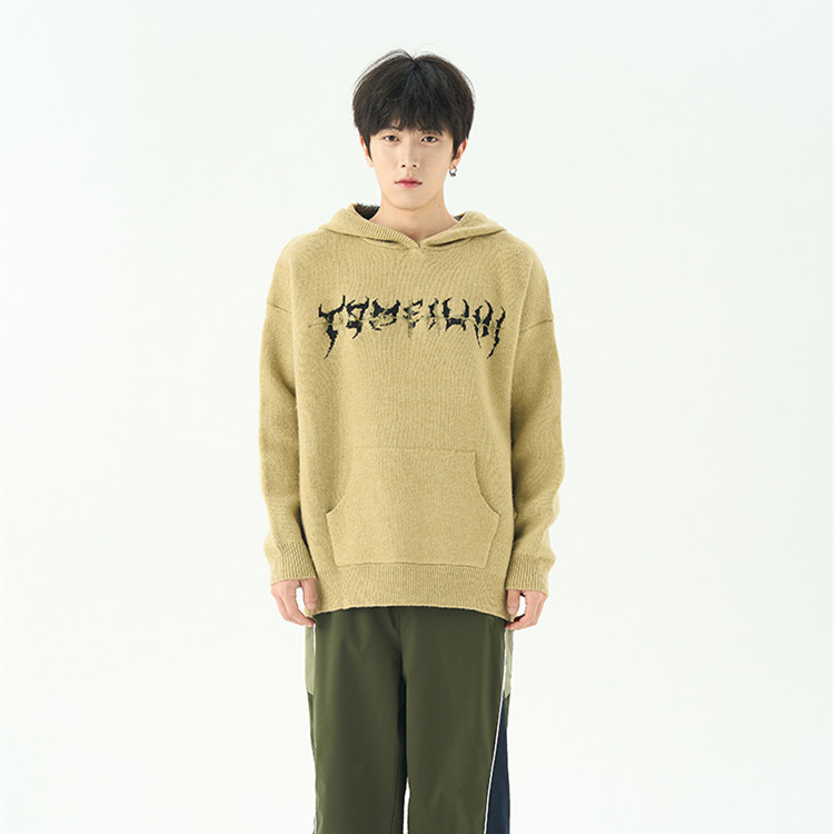 American Idle Style Men's Niche Hooded Sweater Image 2