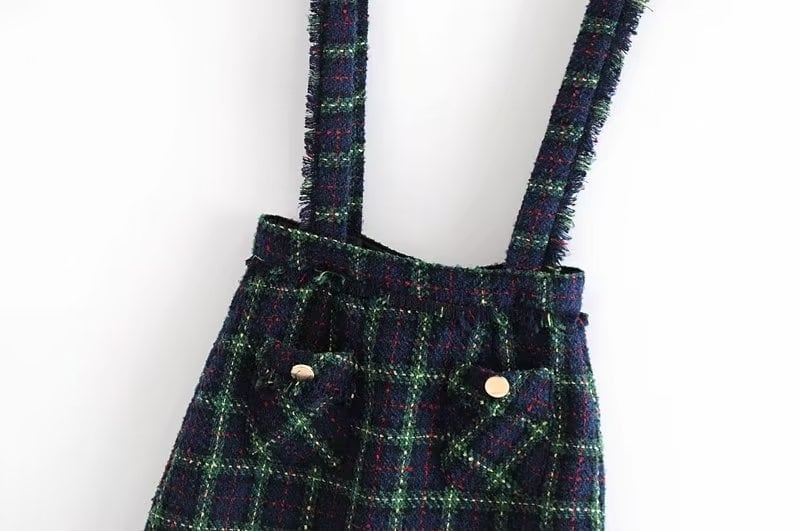 Women's Twill Soft Vest Camisole Skirt