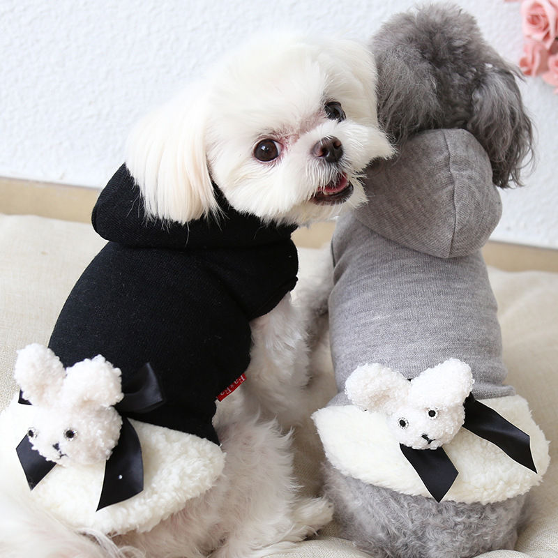 Three-dimensional Rabbit Wool Coat