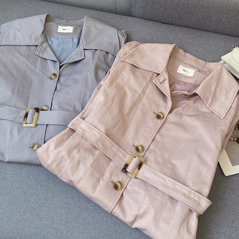 Grey Trench Coat