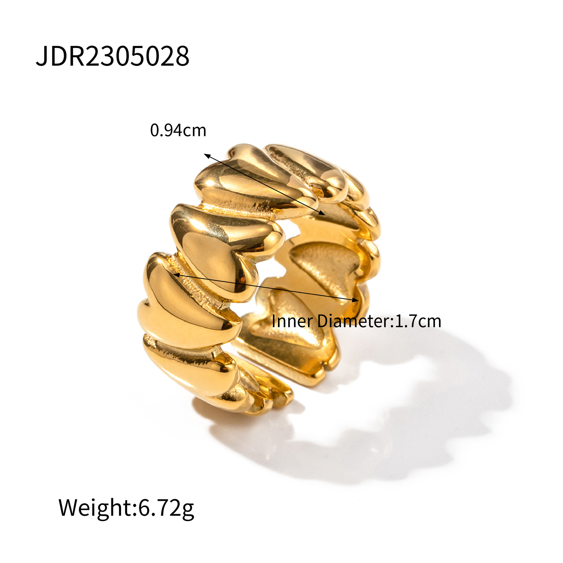 Elena Gold Ring Image 1