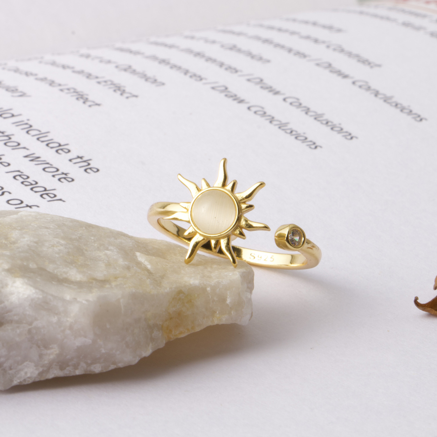 S925 Sterling Silver Anxiety Spinning Ring 5