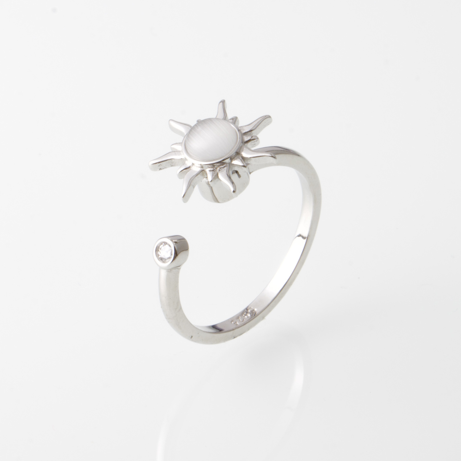S925 Sterling Silver Anxiety Spinning Ring 1