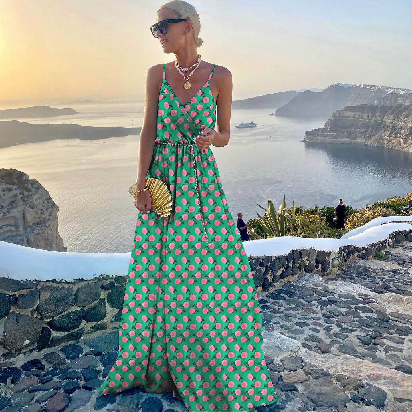 Bordeaux Leopard Pattern Dress
