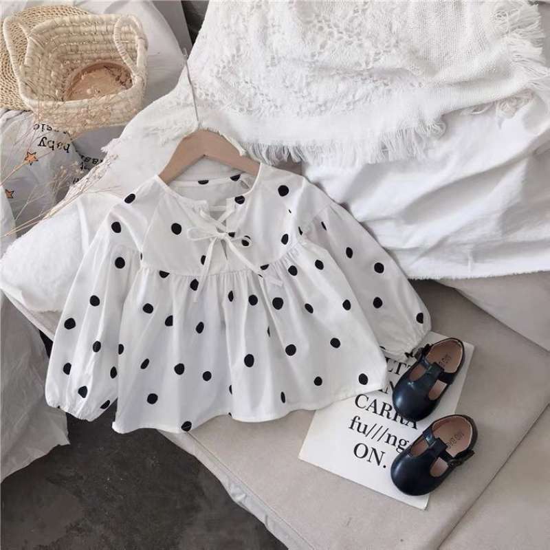 Baby Doll Shirt Polka Dot