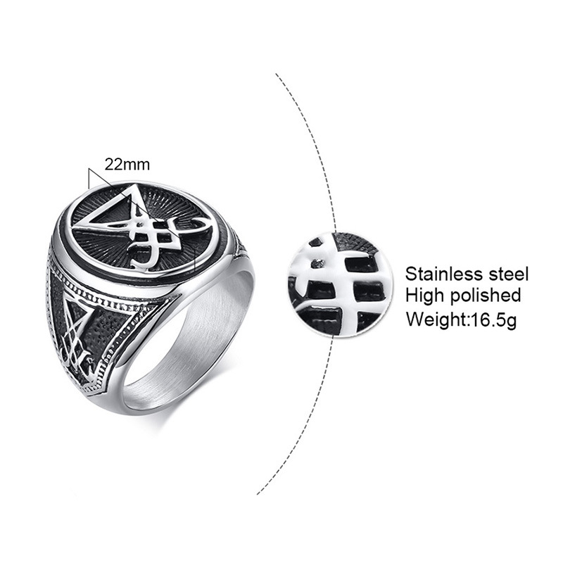 Men's Steel Titanium Steel Ring 2