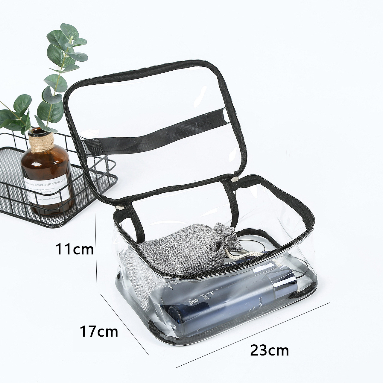 Transparent Portable Makeup Swimming Fitness Bag