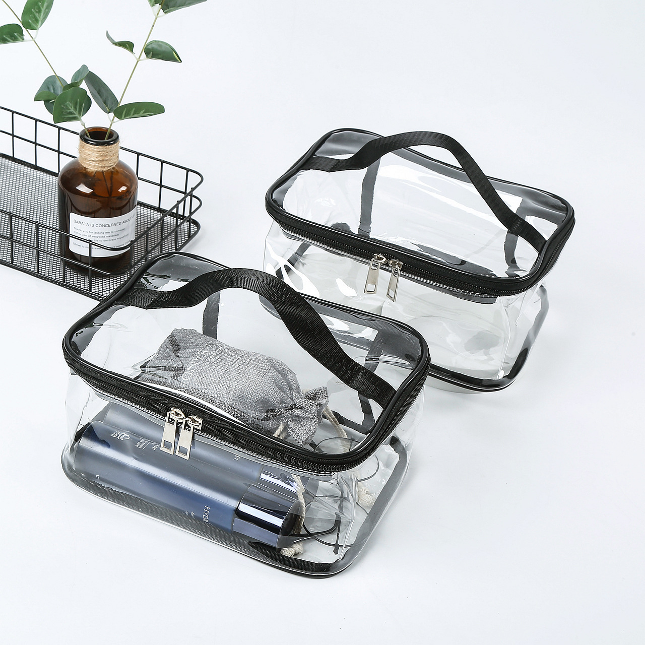 Transparent design of the bag