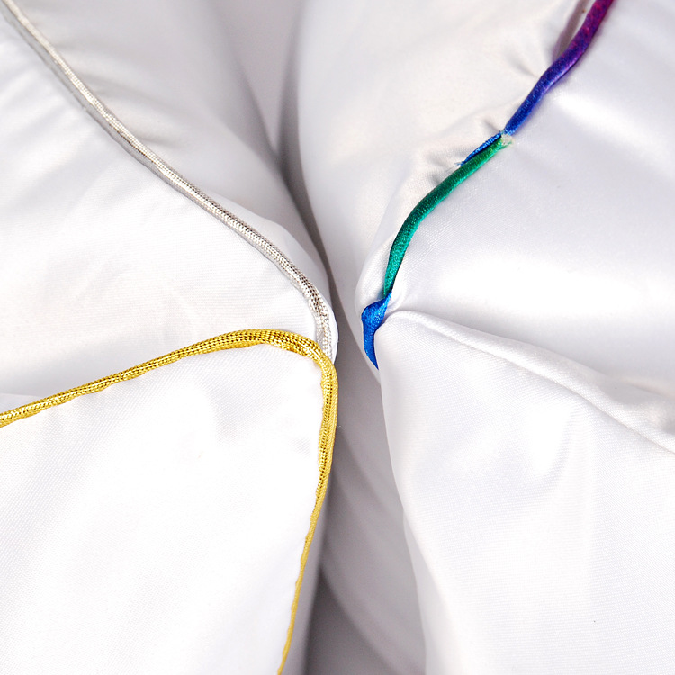 Color Hem Pillow Cover