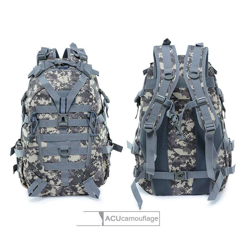 Backpack in use