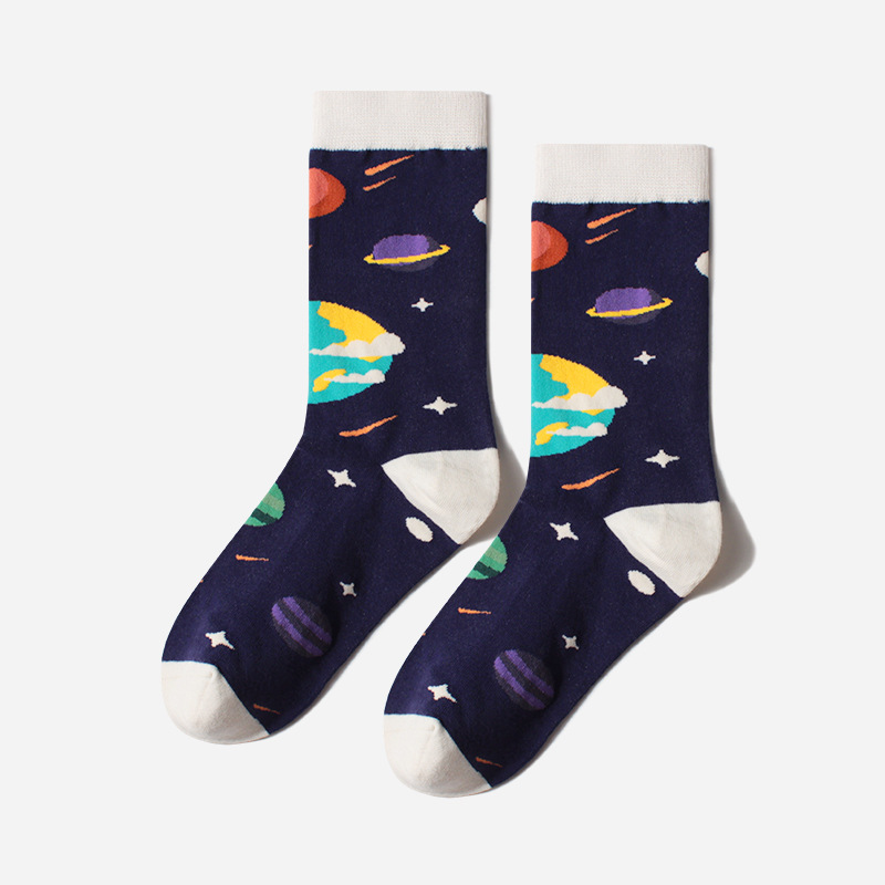 Outer Space Sock Design 1