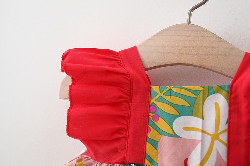 Summer New Girls' Small Flower Dress Image 8