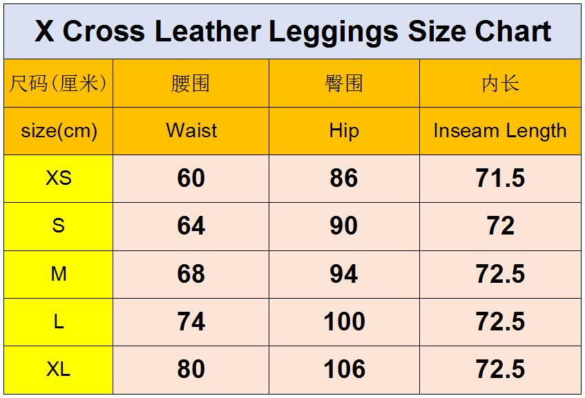 High Waist Leather Leggings