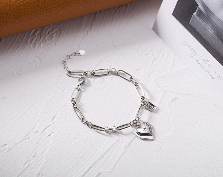 925 Loving Heart Bracelet - Image 5