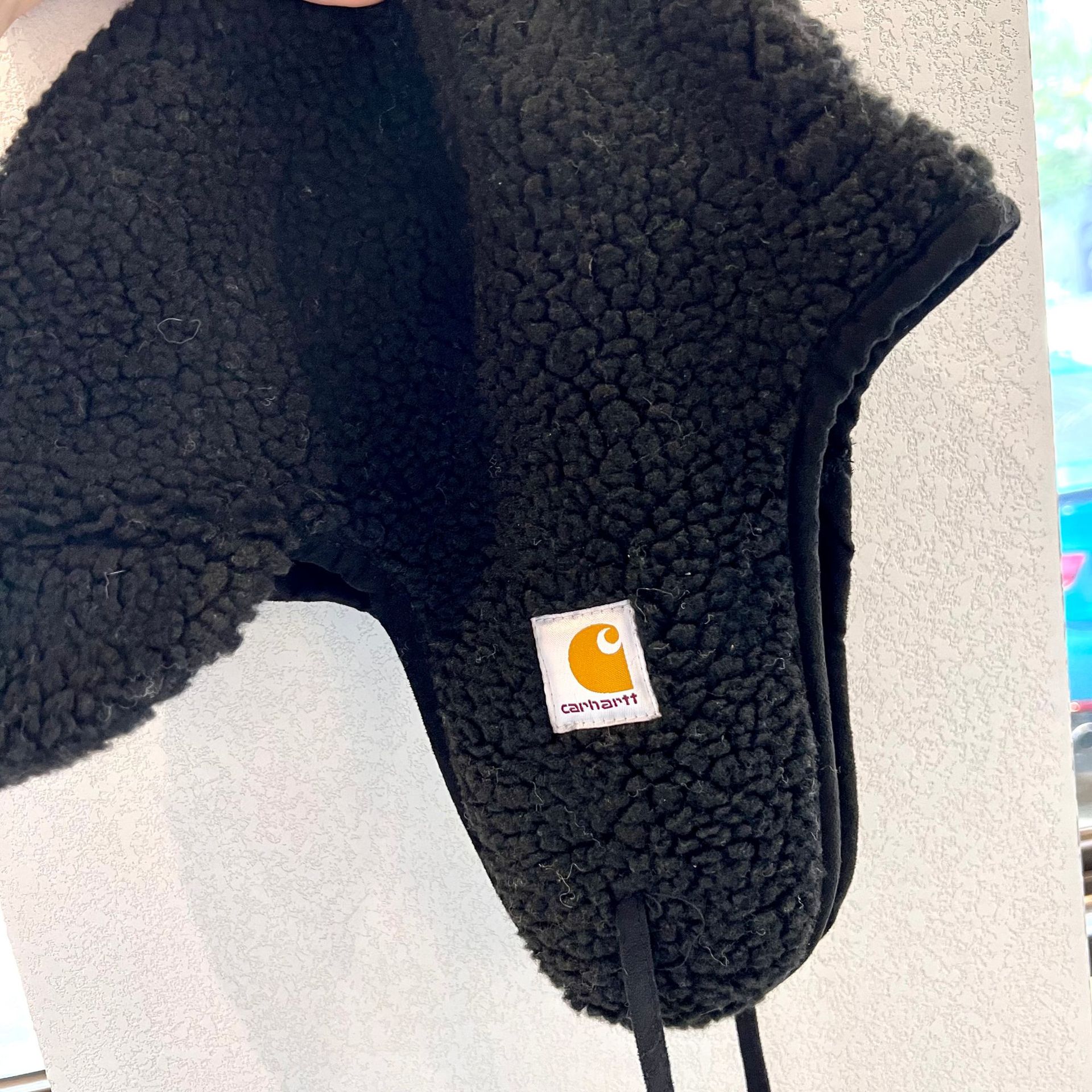 Solid Color Lamb Wool Flying Hat Image 4
