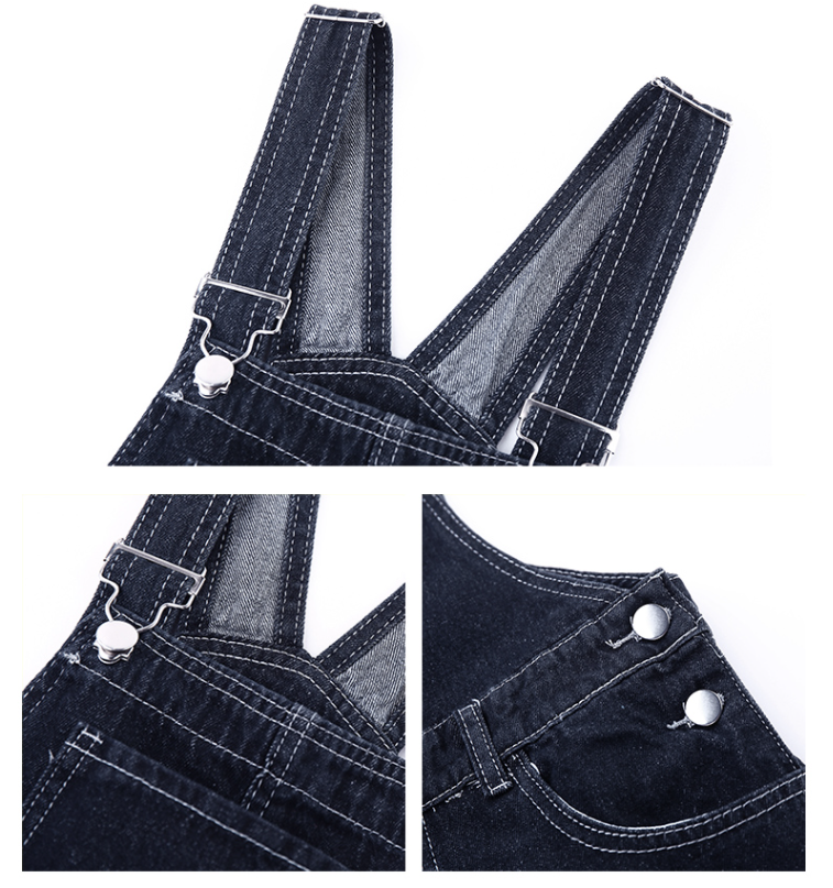 Wide Leg Overalls Image 2