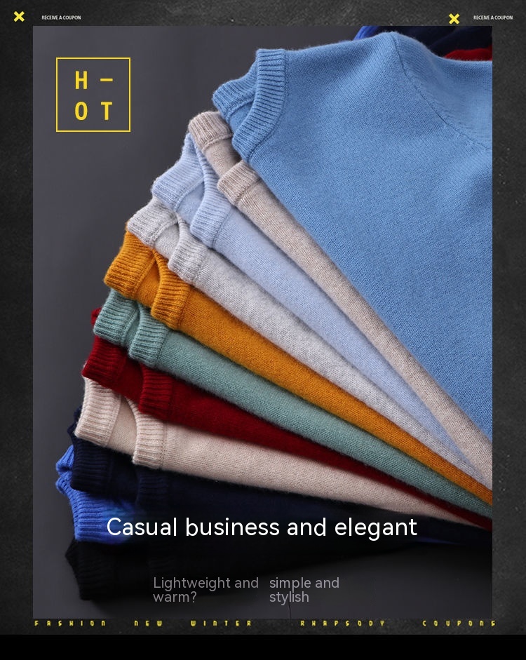 Round Neck Sweater - Men