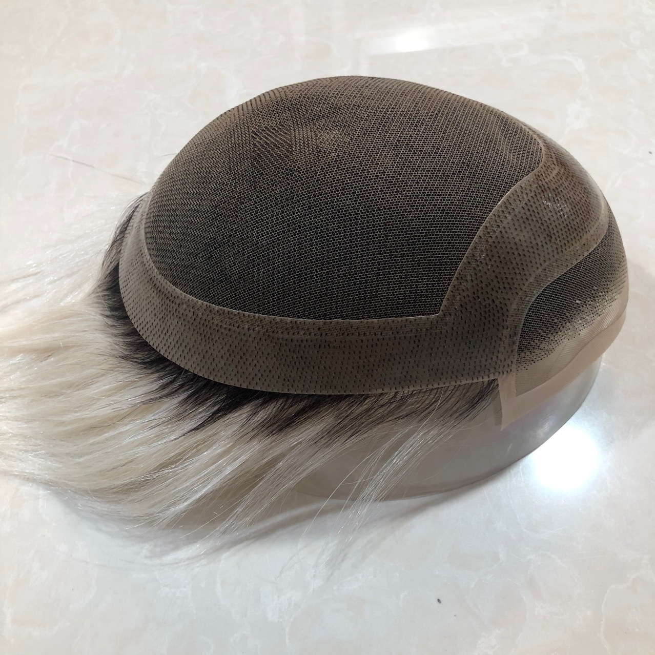 Real Human Hair Men Hair Piece Image 1