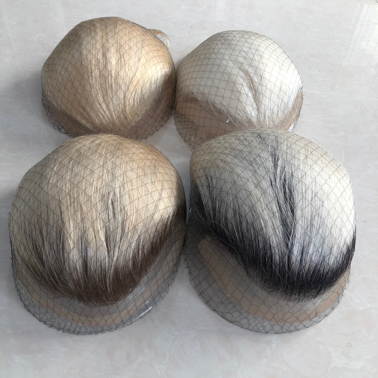 Real Human Hair Men Hair Piece Image 2