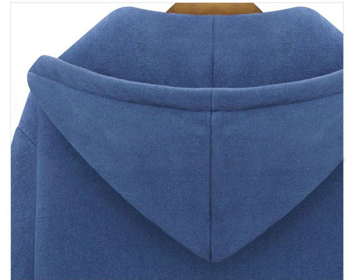 Hooded Long-sleeved Winter Sweater Image 5