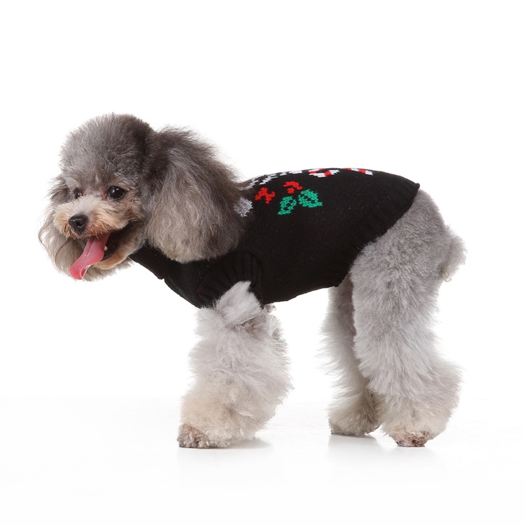 Dog Christmas Coat Skull Sweater 9