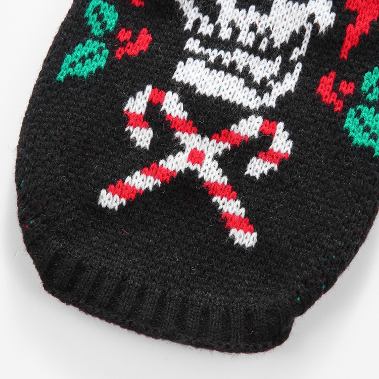 Dog Christmas Coat Skull Sweater 18