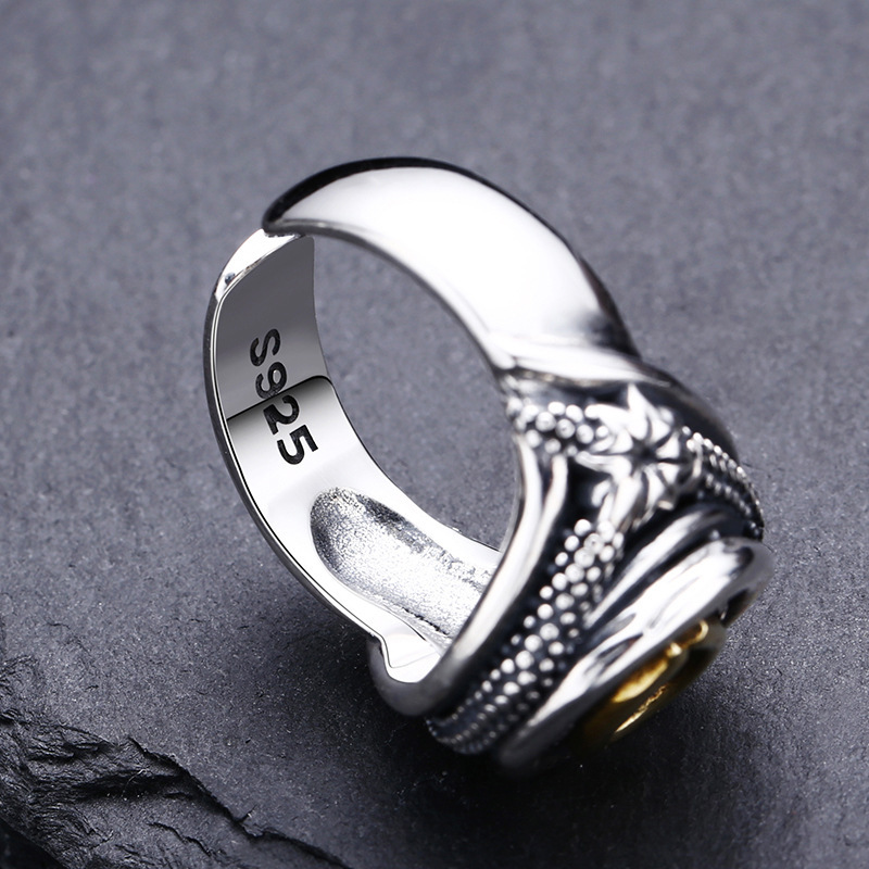 Sterling Silver Eye Of God Ring 1