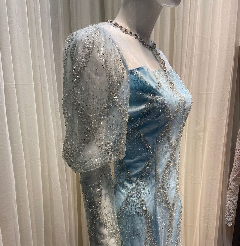 Rhinestone Embellished Dress Image 7
